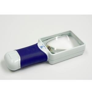 Coil 8273 ATmax LED Illuminated Hand Magnifier, 3.0X/9.0D, Bi Aspheric Lens